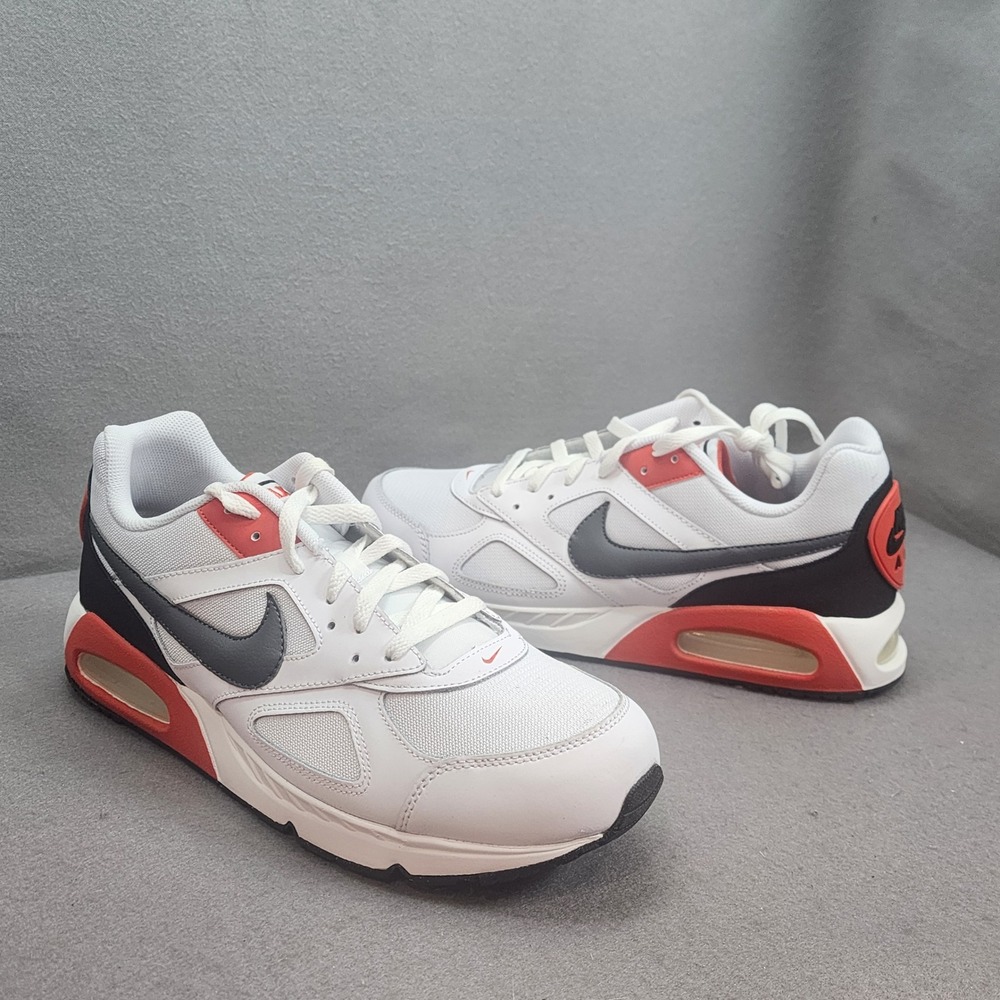 Nike Air Max IVO White Habanero Red Grey Sneakers Mens Size 12 CD1540-100 NWOB